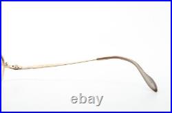 Seiko Glasses Spectacles T529 004 Vintage Eye Frame Pure Titanium Gold Angular
