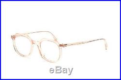Skin rose transparent vintage France crown eyeglasses from around the 30s, L22