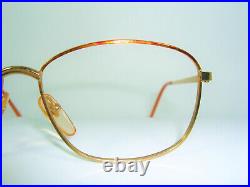 Solo Landry, eyeglasses, Gold plated, oval, square, frames, NOS, hyper vintage