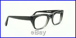 Strong vintage 1960s men eyeglasses Selecta Rocky in Smoke, size 48-20mm