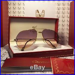 Sunglasses Cartier Vendome Louis 18 gold