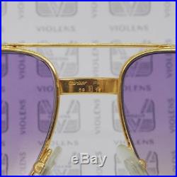 Sunglasses Cartier Vendome Louis 18 gold