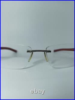 Tag Heuer, luxury eyeglasses, rimless, square, Platinum plated Titanium, frames
