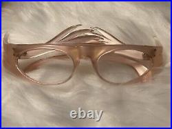 True Vintage 50s or 60s Winged Glasses Made in France