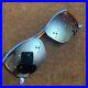 True Vintage NOS Bright COLOR FRANCE BLUE Mirror Rimless Sunglasses 90s 00s Y2K