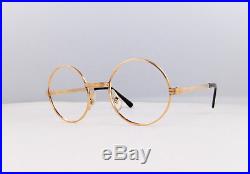 True Vintage S. J. Round 1/20th 14k Gold Filled Eyeglass Frames Nos France Unique