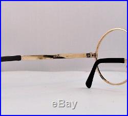 True Vintage S. J. Round 1/20th 14k Gold Filled Eyeglass Frames Nos France Unique