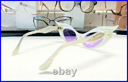 VINTAGE 50s-60s RARE Rhinestone Cat Eye Sunglasses Made in France. SEE DETAILS