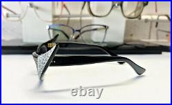 VINTAGE 50s-60s RARE Rhinestone Eye Glasses LOT OF 2 Made In France SEE DETAILS