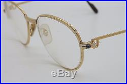 VINTAGE CARTIER 1988 SAPPHIRE 5518 / GOLD 18K LUXURY FRAME / MADE in FRANCE