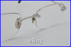VINTAGE CARTIER -20 RIMLESS PLATINO LUXURY FRAME / MADE in FRANCE