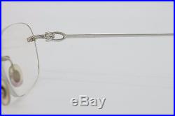VINTAGE CARTIER -20 RIMLESS PLATINO LUXURY FRAME / MADE in FRANCE