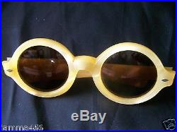 Vintage Mod Style Sunglasses Eye Glasses Pearlized Frame France