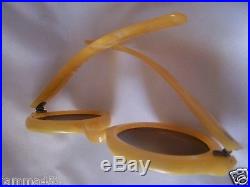Vintage Mod Style Sunglasses Eye Glasses Pearlized Frame France