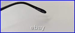 VINTAGE eyeglasses snake skin faux Black & Chrome A 12510 rare