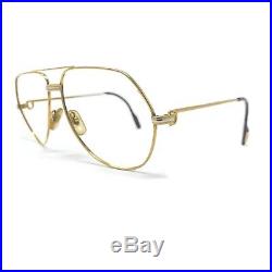 VTG 1983 Authentic Cartier Vendome Louis 62 14 140 GP Sunglass Eyeglass Frames
