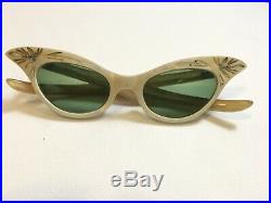 VTG Cat Eye Glasses 30s-50s Womens Prescription EyeGlasses Old France Aime Rare