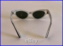 VTG FRENCH Sunglasses NEW Cat Eye Rhinestones Jeweled Pointy Frames Eyeglasses