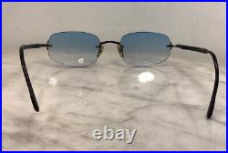 VTG GOLD & WOOD E6 Rimless Eyeglasses Sunglasses France