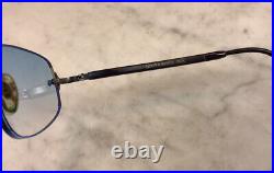 VTG GOLD & WOOD E6 Rimless Eyeglasses Sunglasses France