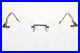 VTG GOLD & WOOD PARIS S128 Paris Genuine Horn Rimless Oval S-Series Frame Only