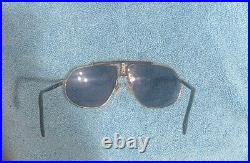 VTG Jean Claude Killy 470 Frames Metallic Gold Black Brown Aviator Pilot France