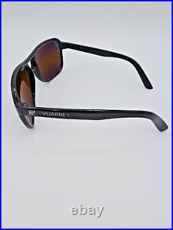 VUARNET 003 Black Nylon Sunglasses France Vintage 80s Excellent Condition Unisex