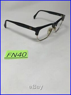 VUARNET POUILLOUX-FRANCE Sunglasses Frame Vintage 438 54-16mm Black/Gold FN40
