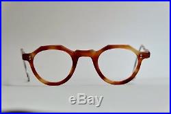 Vintage 1940's Crown Panto Eyeglasses Frame France Handmade In France