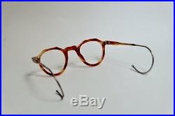 Vintage 1940's Crown Panto Eyeglasses Frame France Handmade In France