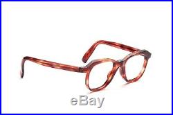Vintage 1940s thick French eyeglasses by Monars in havanna brown 42-18mm EG 45