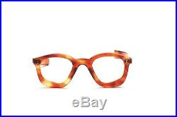 Vintage 1940s thick framed acetate eyeglasses in demi blond in 40 22 mm EG 50