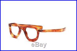 Vintage 1940s thick framed acetate eyeglasses in demi blond in 40 22 mm EG 50