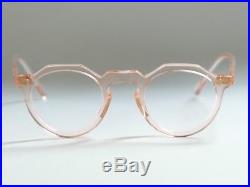 Vintage 1950 Crown Panto Eyeglasses Hand made In France, French Eyewear