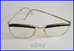Vintage 1950's Amor France glasses eyeglasses gold and pearlised Fabulous