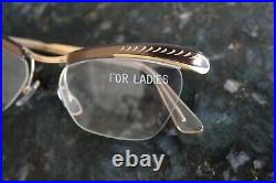 Vintage 1950s 1960s Amor Lunettes Eyeglasses Frames Paris France NOS Cat eye