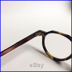Vintage 1950s French Vintage Crown Panto Eyeglasses / Handmade In France