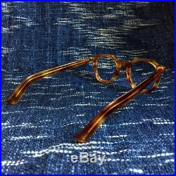 Vintage 1950s French eyeglasses thick crown panto