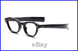 Vintage 1950s cat eye eyeglasses Riviera Heavy by Selecta in black 46-20 mm EG4