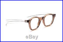 Vintage 1960s eyeglasses in brown crystal with straight arms hotter than Tart W6