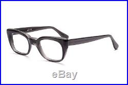 Vintage 1960s mens eyeglasses Selecta Mod. Rocky in Grey Smoke in 50-24mm EG 29