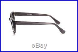 Vintage 1960s mens eyeglasses Selecta Mod. Rocky in Grey Smoke in 50-24mm EG 29