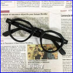 Vintage 1980s French eyeglasses thick crown panto