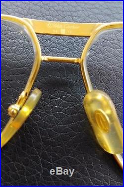 Vintage 1988 France Cartier 135 59 12 Eyeglasses Gold Filled Frame