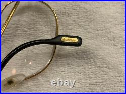 Vintage 1998 CARTIER TANK L. C Prescription Eye Glasses Platine 62-14 L