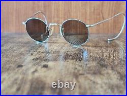 Vintage 40s Gold Filled Round Eyeglasses Frame Made In France