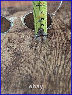 Vintage 40s Gold Filled Round Eyeglasses Frame Made In France