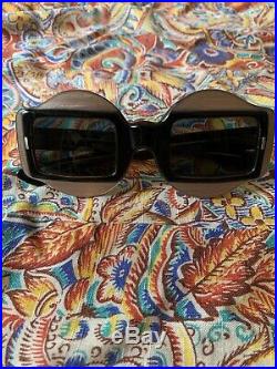 Vintage 50's 2 Tone Frame France Pink Black Eyeglasses Sunglasses Excellent Rare