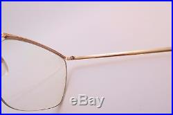 Vintage 50s 14K gold filled eyeglasses frames Amor France 145mm men's M KILLER
