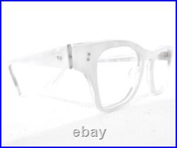 Vintage 50s 60s Pearly White CatEye Frame FRANCE NOS Deadstock Eyeglasses Unused